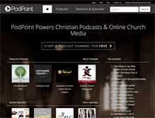 Tablet Screenshot of podpoint.com